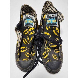 Brand New Vintage 1989 Batman Converse With Original Sticker Mens Size 10